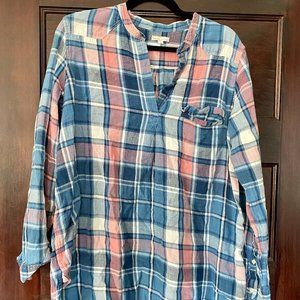 Gap Plaid Maternity Shirt